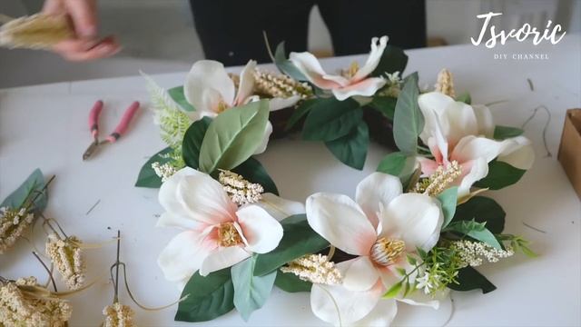 Весенний декор входной двери и фонаря / DIY TSVORIC смотреть онлайн