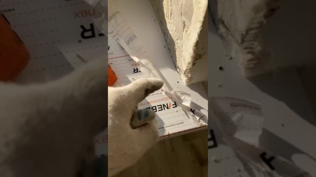 Монтаж оконных откосов.