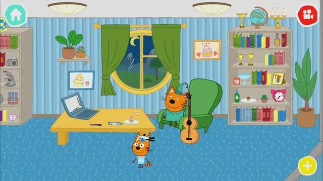 Три Кота😻 МИНИ-ИГРА в Кукольный Домик!!!! Игра с Котиками.💖 смотреть онлайн