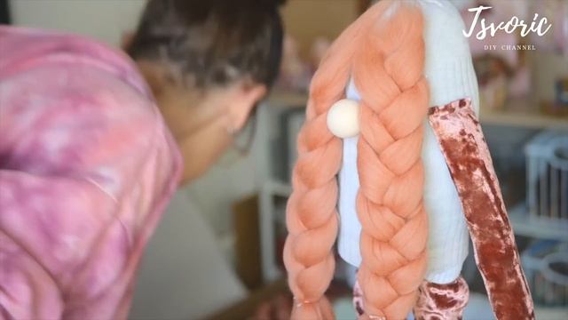 Скандинавский гном на длинных ножках высотой 66 см / DIY TSVORIC смотреть онлайн