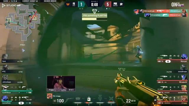 [VALORANT] GAME 2 PRX vs FS ─ AVL 2023 смотреть онлайн