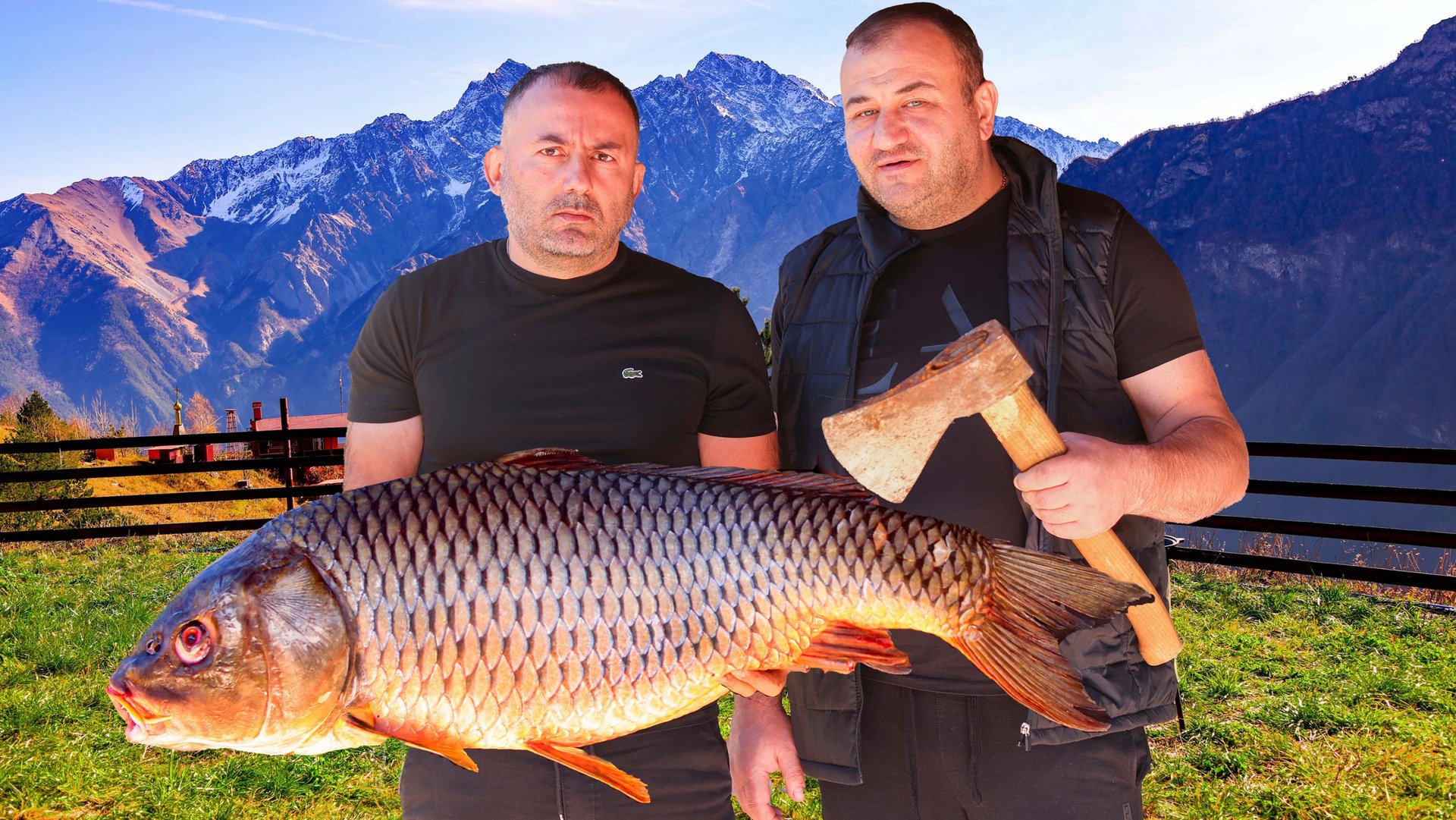 ГОТОВИМ РЫБУ в КАЗАНЕ на КОСТРЕ. ENG SUB смотреть онлайн