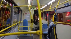 Последняя поезда на автобусе ЛиАЗ 6213.22 №191181 в Москве 28 ноября 2024 года