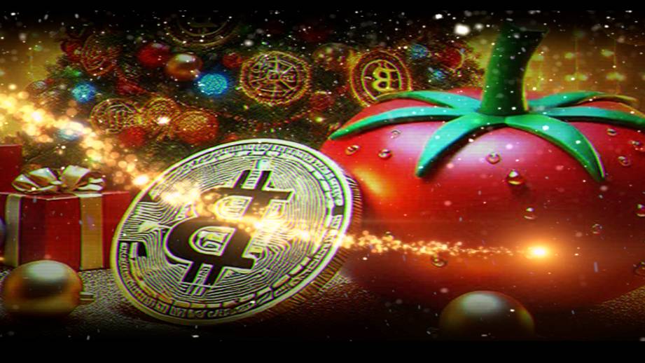 Darina Lunaris новогоднее поздравление  для  игроков  Wintomato.com  новогодний  криптодрайв!