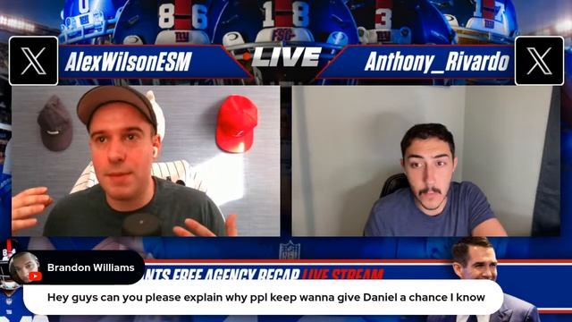 Giants Free Agency Recap Live Stream | News & Rumors | Analysis Reaction смотреть онлайн