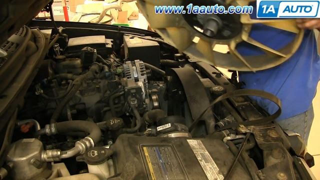 How to Replace Radiator Cooling Fan Blade 02-09 GMC Envoy XL смотреть онлайн