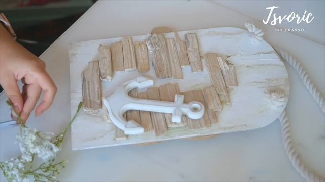 Панно в морском стиле с яркими цветами / DIY TSVORIC смотреть онлайн