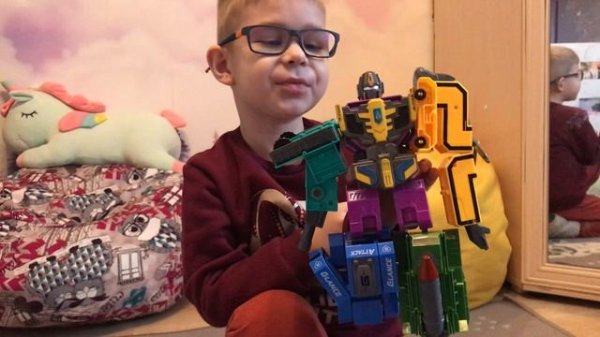 Трансформация «Гига робот из Цыфр» 1 видео