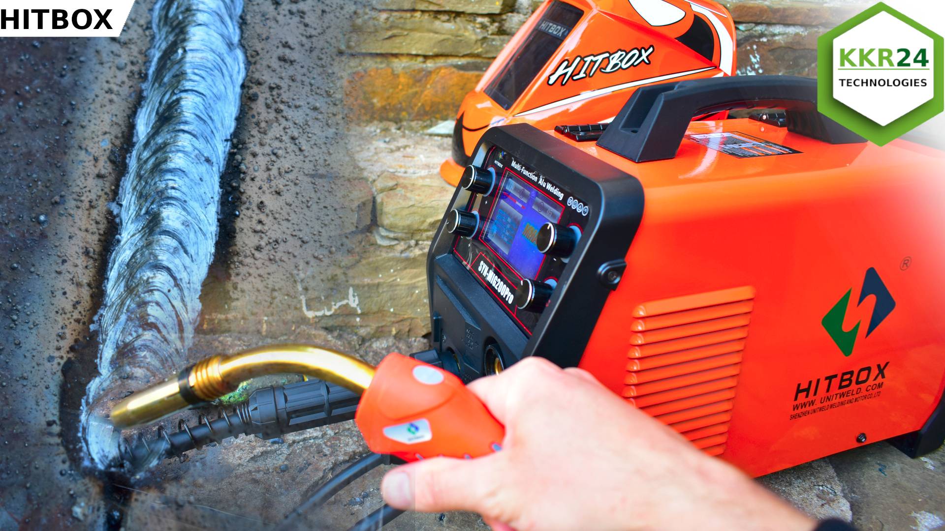 Сварочный аппарат ЗВЕРЬ!!! HITBOX SYN-MIG200PRO Обзор и распаковка большого тяжелого аппарата смотреть онлайн