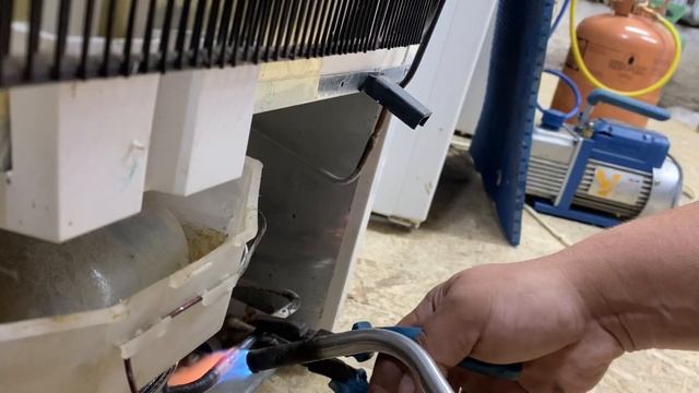 Холодильник Бош на морозит, удаление контура, заправка, подробное видио смотреть онлайн