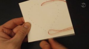 Изонить - 64. Сердце. Вариант 2