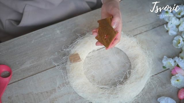 Wreath on the door or table / Нежный декор на Пасху / Венок на дверь или стол / DIY TSVORIC смотреть онлайн