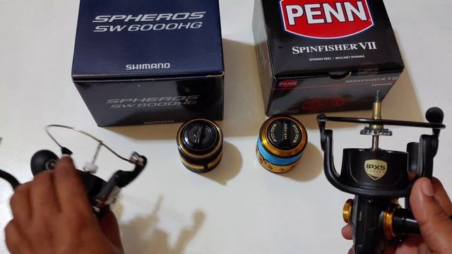 Shimano Spheros VS Penn Spinfisher 7