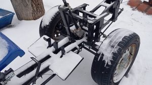 передняя навеска на адаптер для мотоблока ак1