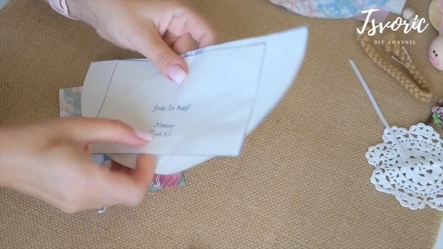 Делаем куклу из набора для творчества / Со всеми размерами / DIY TSVORIC смотреть онлайн