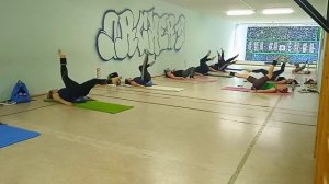 тренировка с малым мячом.