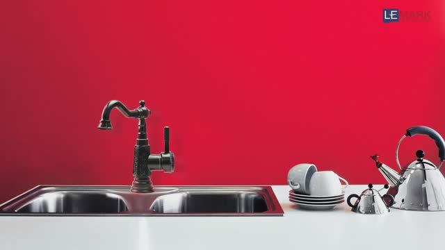 Смеситель для кухни с поворотным изливом JASMINE LM6604ORB смотреть онлайн