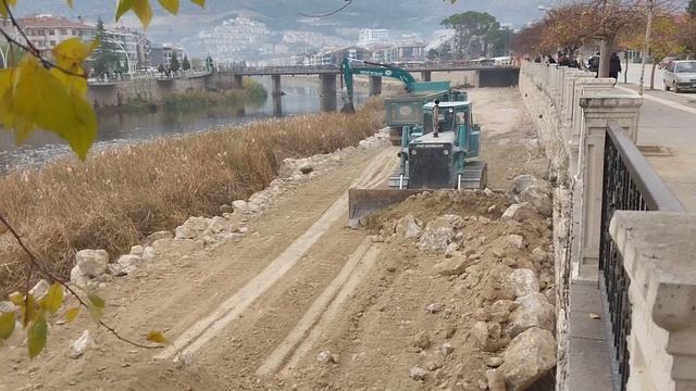 Отсыпка береговой линии. смотреть онлайн