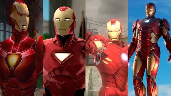 Эволюция ЖЕЛЕЗНОГО ЧЕЛОВЕКА  в видеоиграх/Evolution of IRON MAN Games
