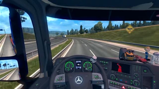 ETS2 отвозим груз #10 смотреть онлайн