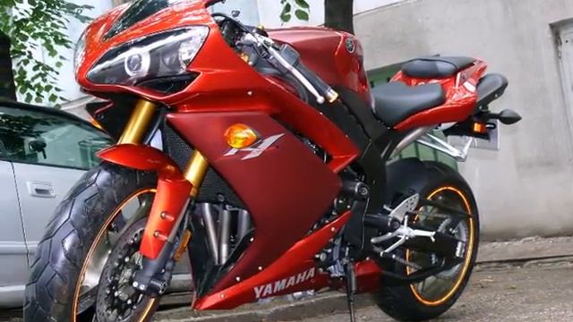 Yamaha R1 2008 Red 0.0 KM walkaround | R&G Frame Sliders, Radiator Guard смотреть онлайн