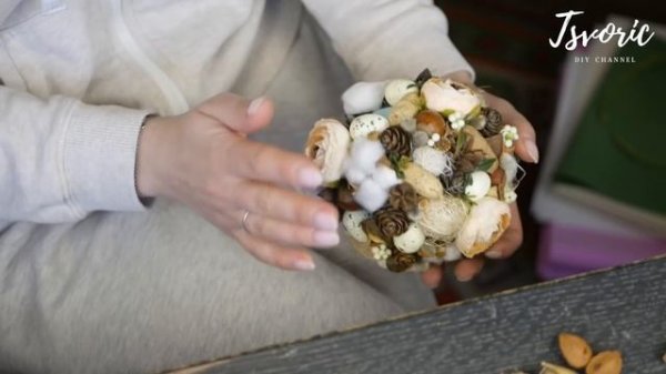 Easter Topiary / Пасхальный топиарий / DIY TSVORIC