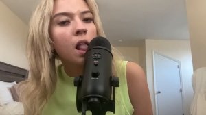 ASMR| Eating My Blue Yeti Mic| Mic Licklng/ Mouth Sounds for sleep
