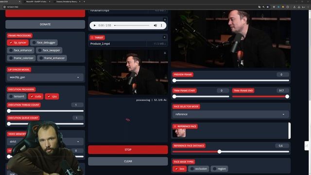 FaceFusion V2.5.0 - LipSync и Колоризация видео | Portable By Neurogen