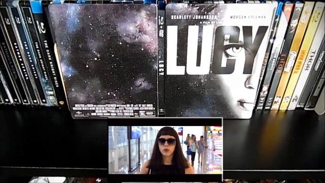 Lucy (2014) Target Blu-ray Steelbook (Blu-ray + DVD + UltraViolet) | Unboxing