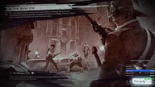 Dishonored: Death of the Outsider Speedrun 10:01 смотреть онлайн