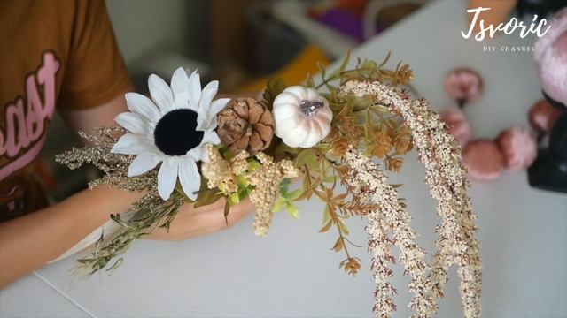 Нежная осенняя композиция / DIY TSVORIC смотреть онлайн