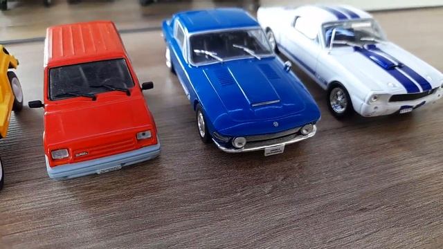 Lote 10 Carros Puma Gurgel Miura Peugeot Mustang 1/43 смотреть онлайн