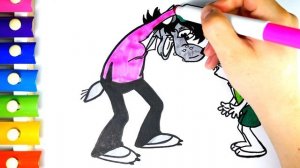 Ну Погоди! Мультик - Видео Раскраска для Детей | Учим цвета и Раскрашиваем Волка и Зайца