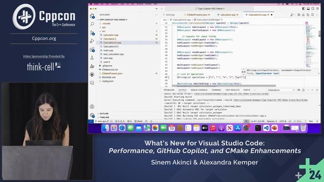 What’s New for Visual Studio Code: Performance, GitHub Copilot, and CMake Enhancements - CppCon 2024 смотреть онлайн