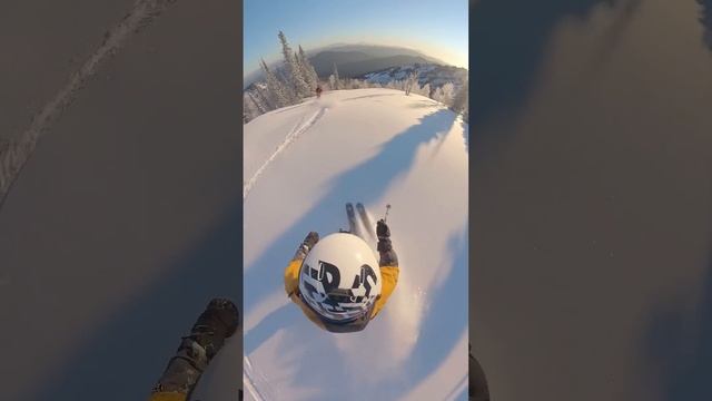 Лучший спуск в Шерегеше смотреть онлайн