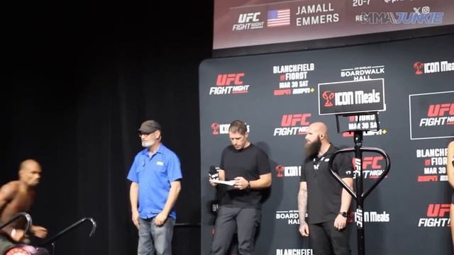 UFC on ESPN 54 Full Fight Card Faceoffs From Atlantic City | Ceremonial Weigh-Ins смотреть онлайн