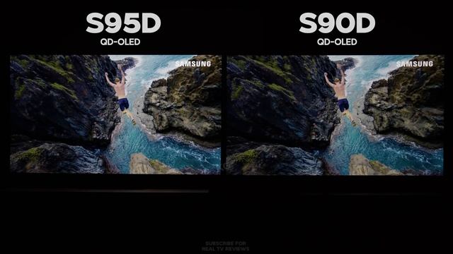 Samsung S95D vs S90D QD OLED | 2024 TV Comparison смотреть онлайн