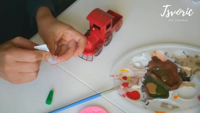 Переделка / Начинаю делать Рождественскую деревеньку / DIY TSVORIC смотреть онлайн