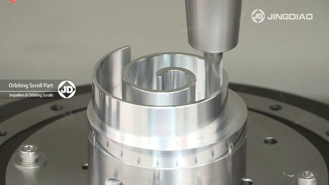 #Jingdiao Beauty of Metal Cutting---Orbiting Scroll Part смотреть онлайн
