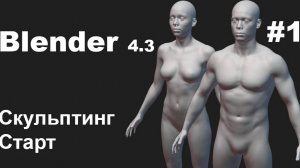 Скульптинг старт | Blender 4.3 | #1