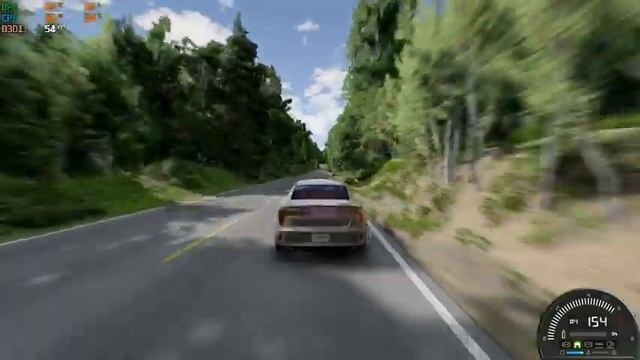 Driving in BeamNG.drive with Enhanced Chase Camera смотреть онлайн