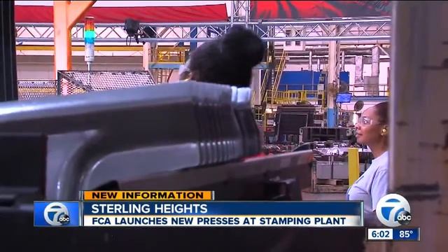 FCA Sterling Heights Stamping Plant gets three new stamping presses смотреть онлайн