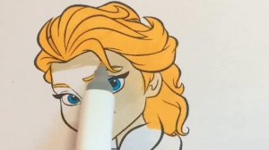 FROZEN|Раскраска.Холодное Сердце.Принцесса диснея Эльза.Coloring for kids.Disney Princess Elsa.