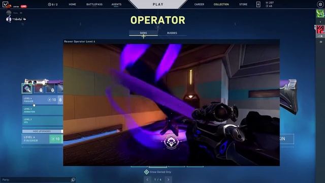 Purchasing Reaver Operator in Valorant From Night Market || Upgrade Reaver Op Skin to Max Level 💪 смотреть онлайн