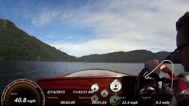 Rascal Mahogany Runabout (home Built Wooden Speedboat) 1961 Mercury 800 FGS 80 HP Inline 6