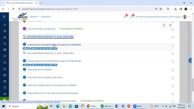 Excel Intermedio Video Explicación En Vivo De Las Prácticas, De La Unidad 4 смотреть онлайн