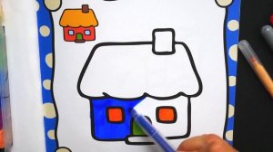 Раскраски для Детей Трактор Учим Цвета для Малышей