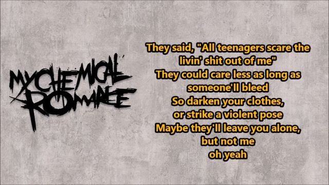 My Chemical Romance- Teenagers (Lyrics) {HeyLyrics} смотреть онлайн