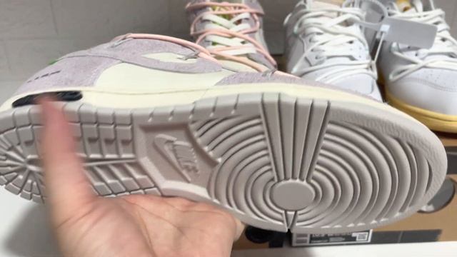 PK OFF WHITE x Nike Dunk SB Low The 50 "NO.01"vs "NO.12" смотреть онлайн