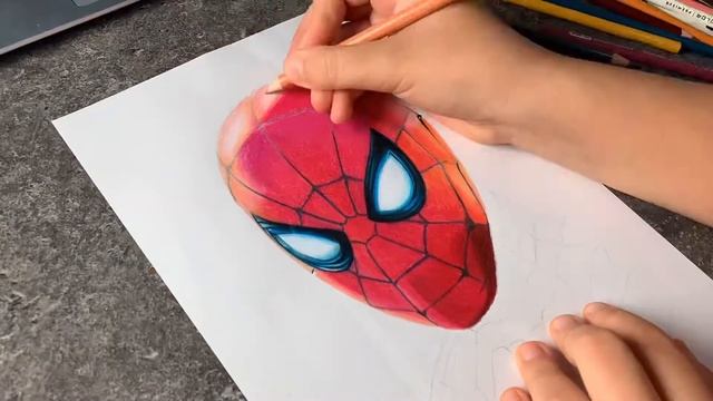 Drawing spider-man no way home // timelapse смотреть онлайн